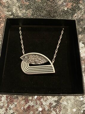 Jean-Claude Darveau Modern Wave Pendant Necklace